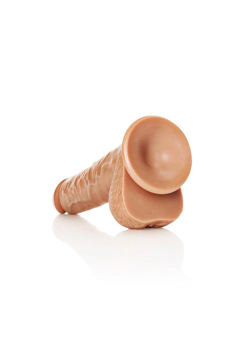 RealRock Straight Realistic Dildo with Balls And Suction Base - Image 8
