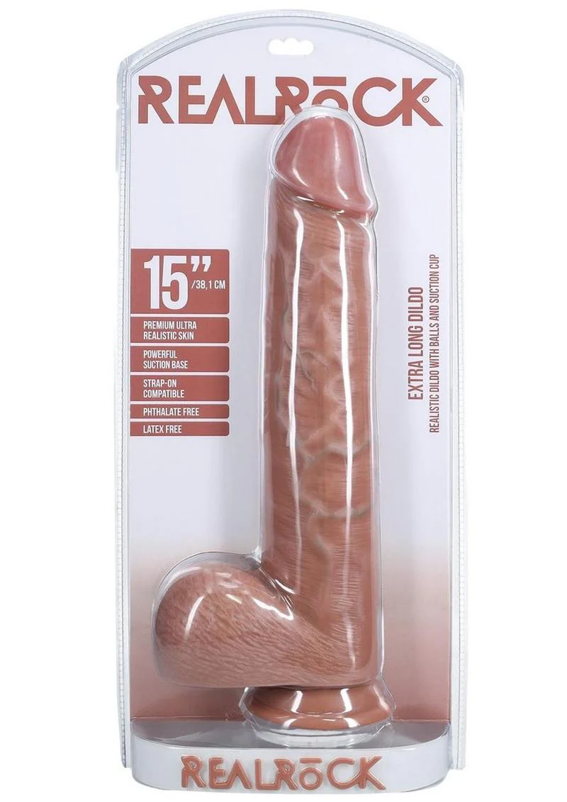 RealRock Ultra Realistic Skin Extra Large Straight Dildo - Image 21