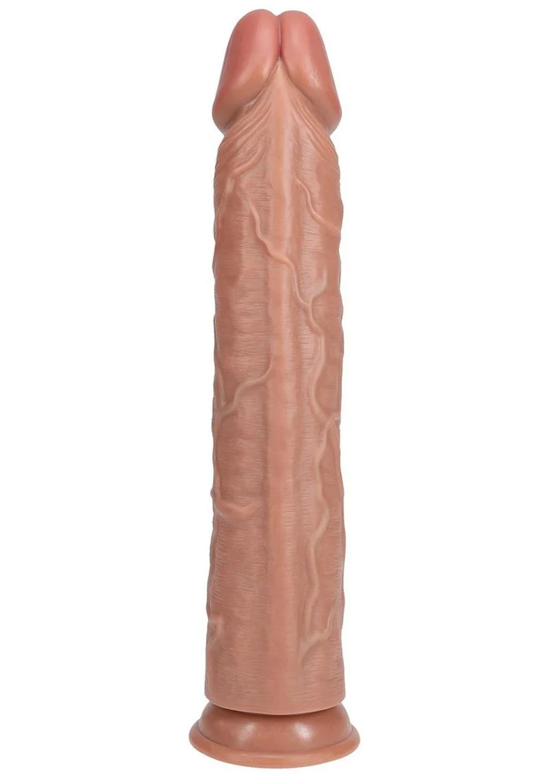RealRock Ultra Realistic Skin Extra Large Straight Dildo with Suction Cup - Image 16