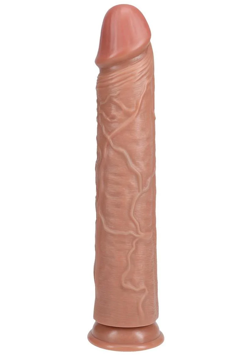 RealRock Ultra Realistic Skin Extra Large Straight Dildo with Suction Cup - Image 18