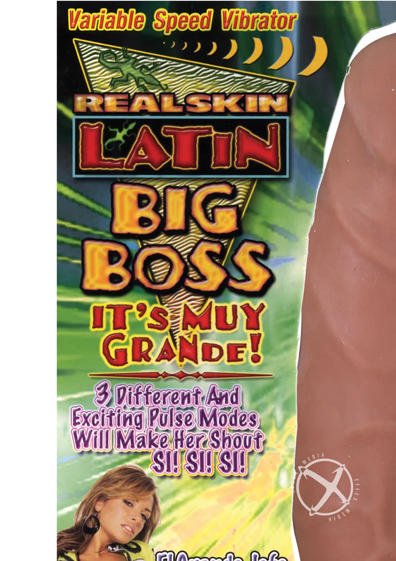 RealSkin Latin Big Boss Caramel Realistic Vibrator - Image 2