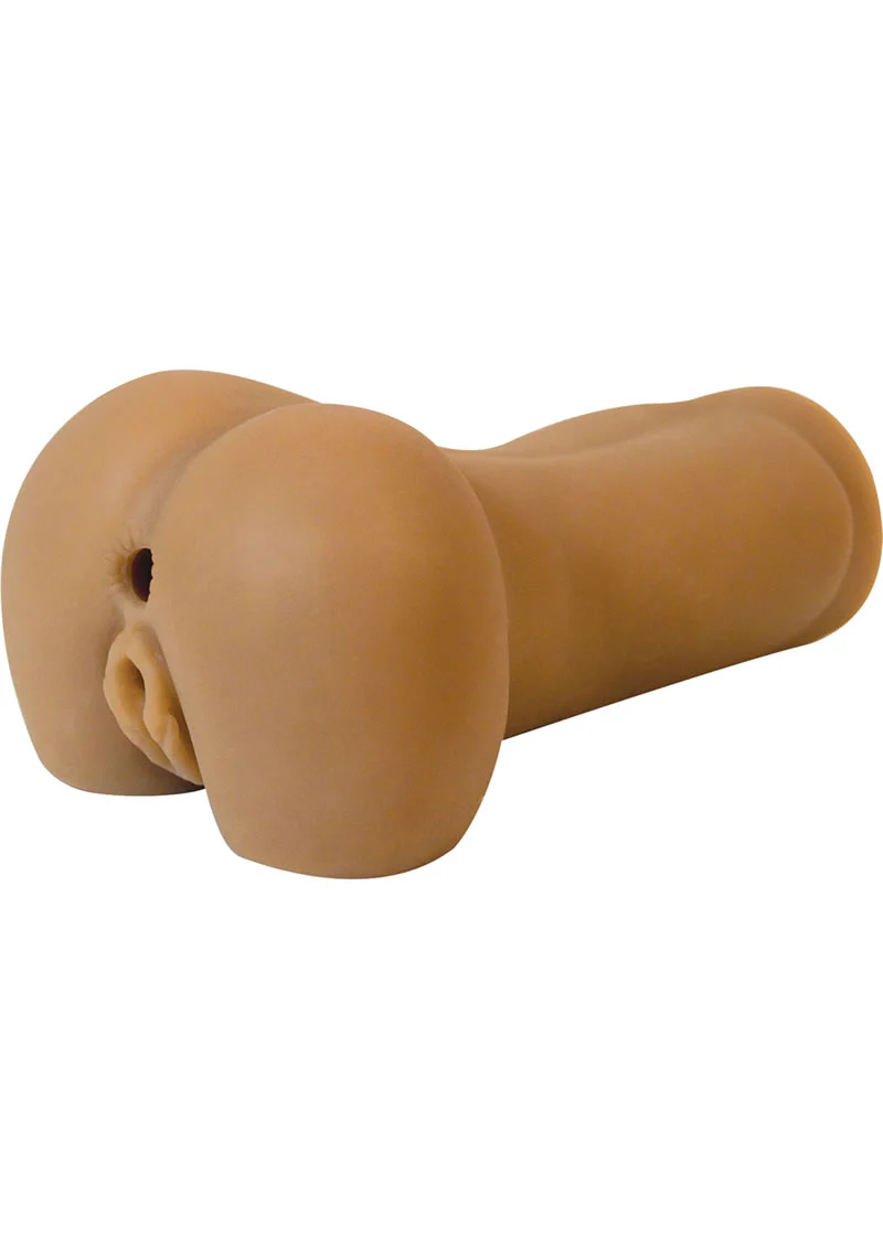 RealSkin Latin Pussy And Ass Masturbator Vibrating Stroker with Remote