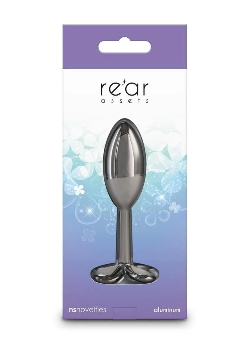 Rear Assets Clover Aluminum Anal Plug – Smoke Finish - Image 8