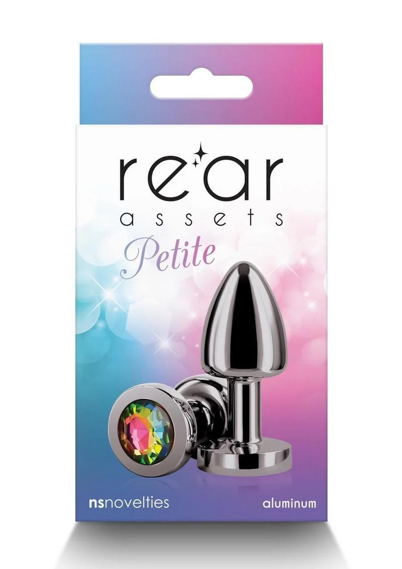 Rear Assets Petite Aluminum Anal Plug with Gem - Image 15