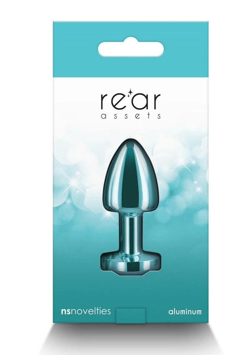 Rear Assets Petite Aluminum Anal Plug with Gem - Image 24