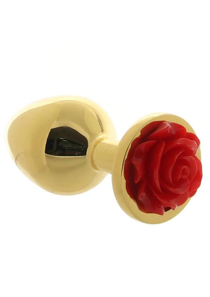 Rear Assets Rose Aluminum Elegant Anal Plug and Functional - Image 24
