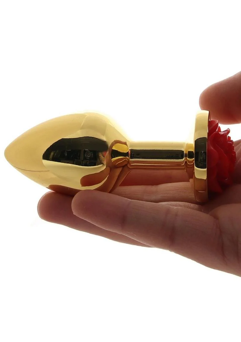 Rear Assets Rose Aluminum Elegant Anal Plug and Functional - Image 25