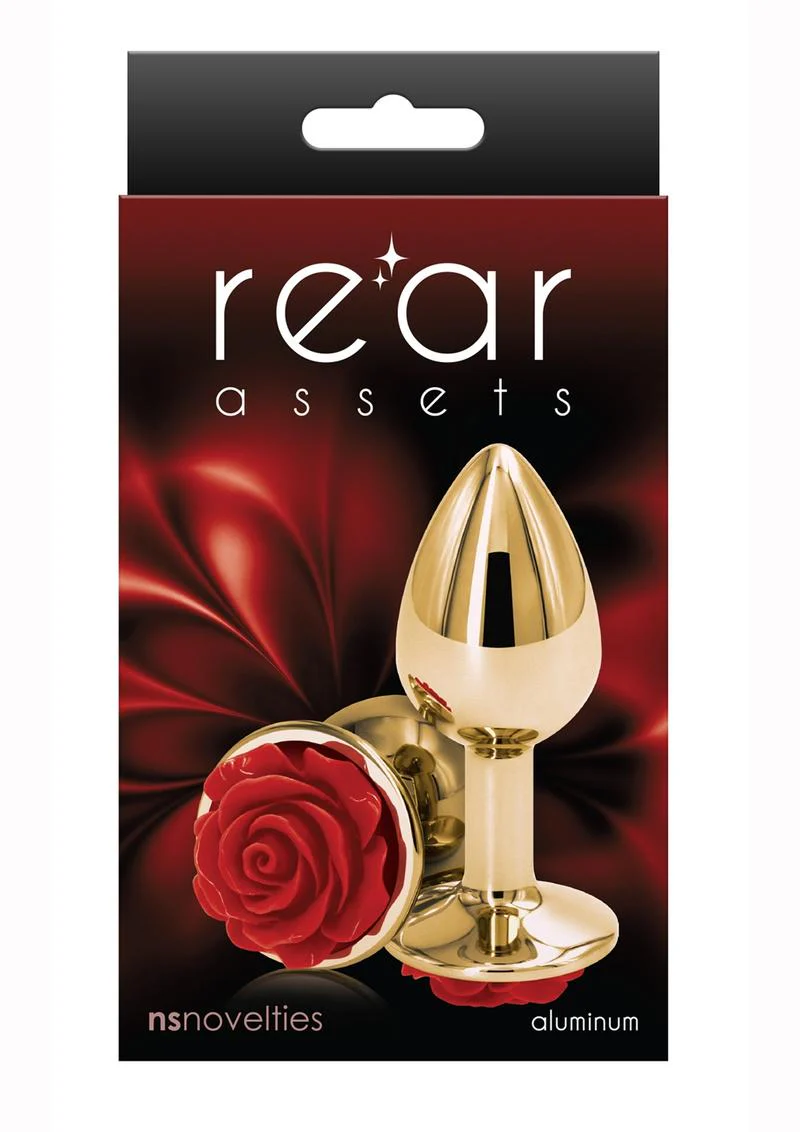 Rear Assets Rose Aluminum Elegant Anal Plug and Functional - Image 32