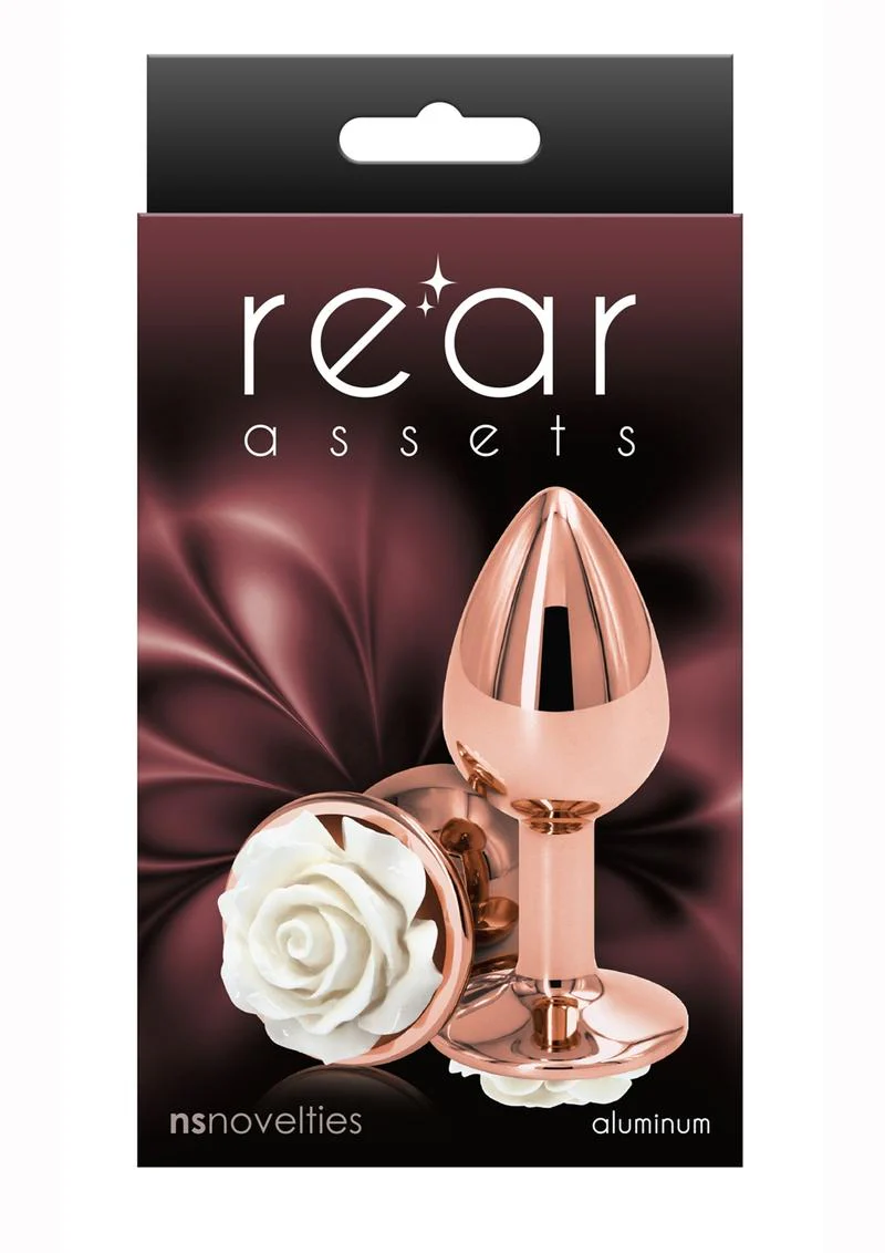 Rear Assets Rose Aluminum Elegant Anal Plug and Functional - Image 33