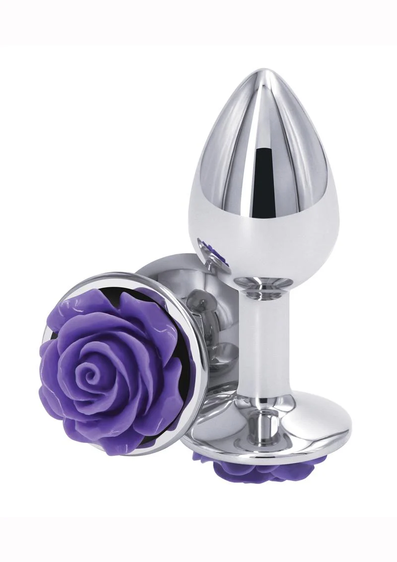 Rear Assets Rose Aluminum Elegant Anal Plug and Functional - Image 5