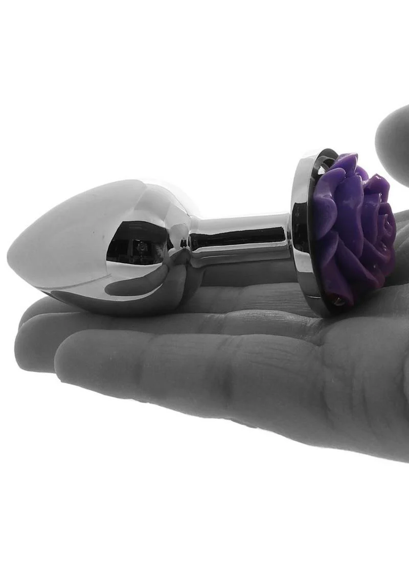 Rear Assets Rose Aluminum Elegant Anal Plug and Functional - Image 7