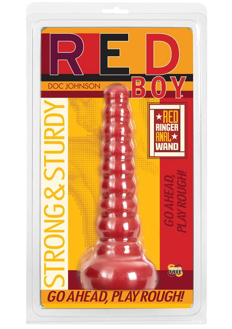 Red Boy Anal Wand Strong and Sturdy by Doc Johnson - Image 2