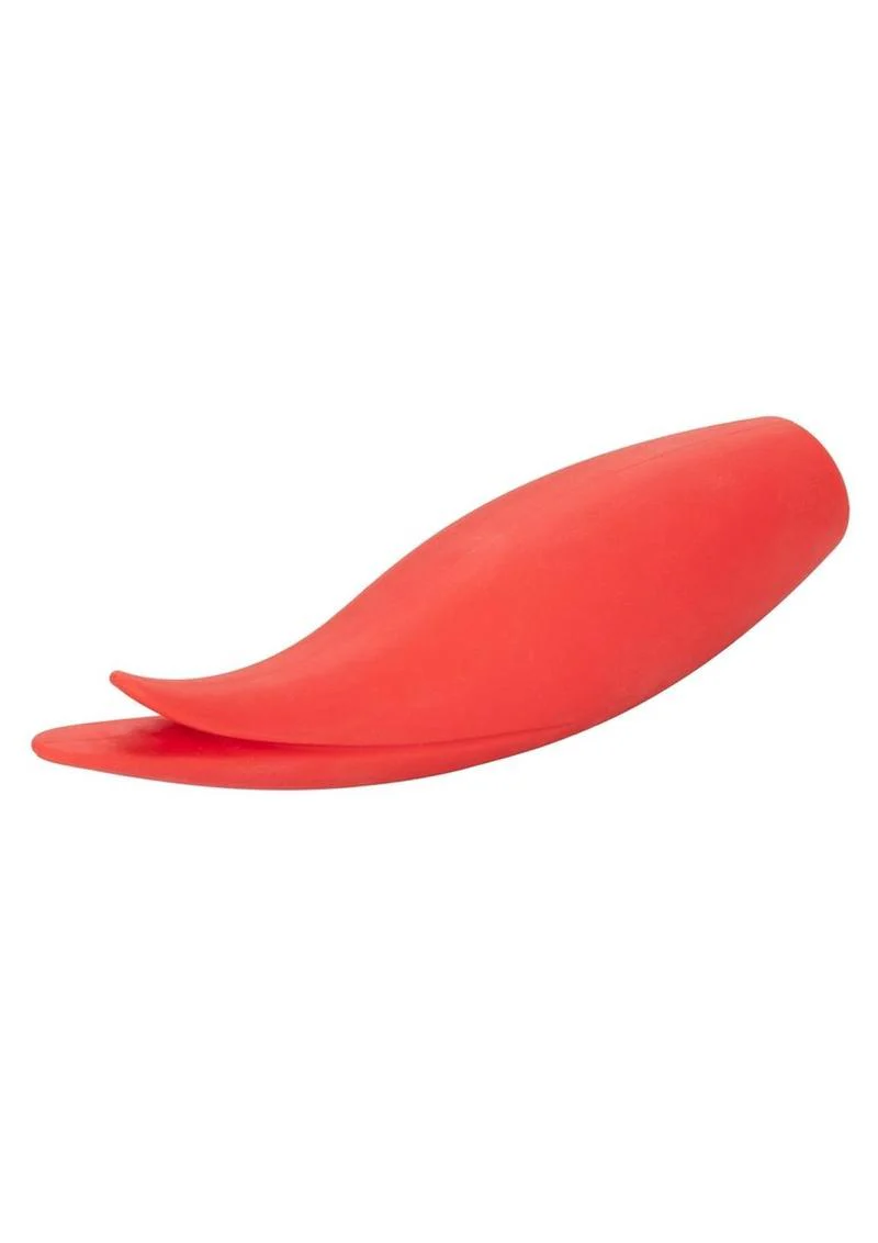 Red Hot Sizzle Rechargeable Silicone Vibrator for Clitoral Stimulation - Image 2