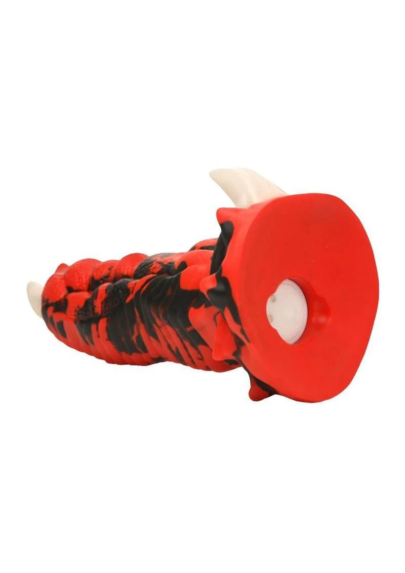 Red Talon Vibrating Silicone Dildo - Image 3