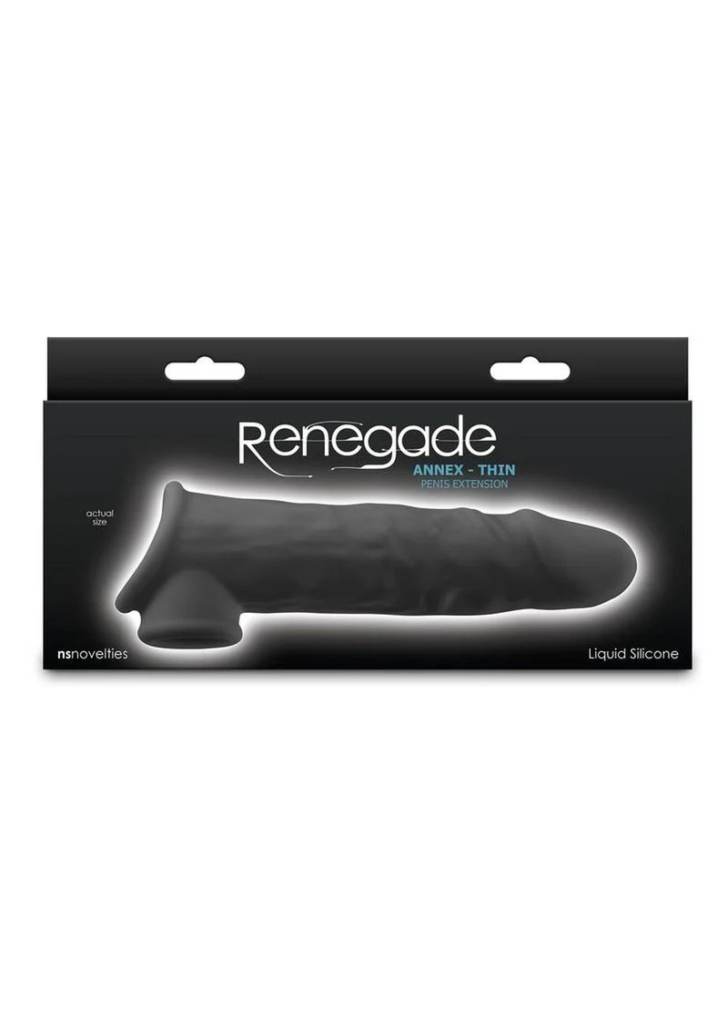 Renegade Annex Thin Penis Extension Liquid Silicone Stroker - Image 6