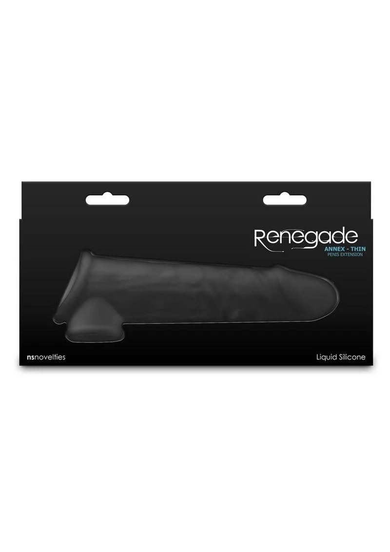 Renegade Annex Thin Penis Extension Liquid Silicone Stroker - Image 7