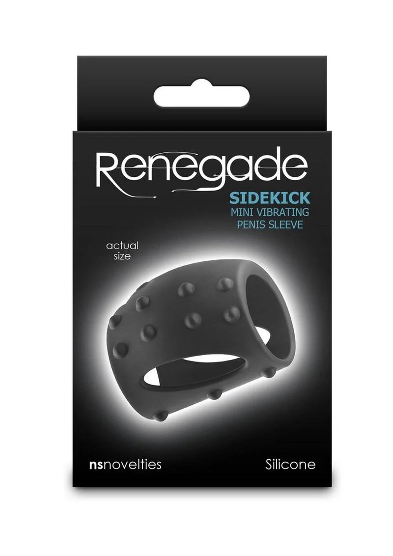 Renegade Sidekick Mini Vibrating Silicone Penis Sleeve - Image 4