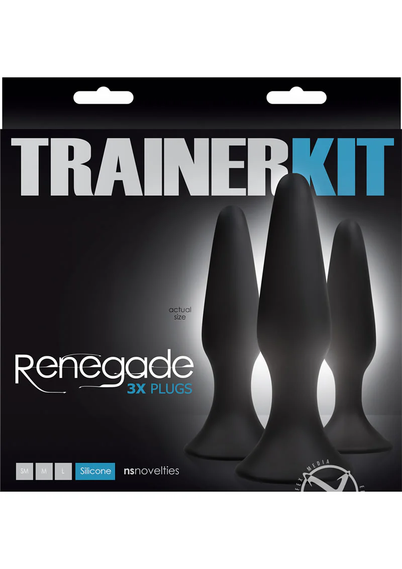 Renegade Sliders Trainer Anal Plugs Set 3 Sizes Silicone - Image 2