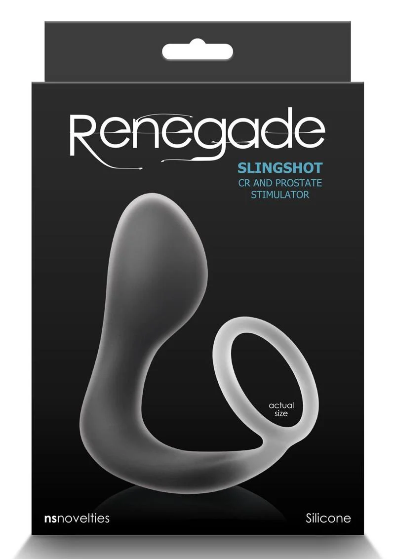 Renegade Slingshot Silicone Cock Ring With Prostate Stimulator - Image 2