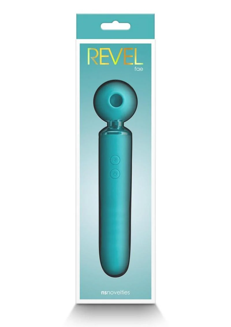 Revel Fae Rechargeable Silicone Vibrator with Clitoral Stimulator - Image 8