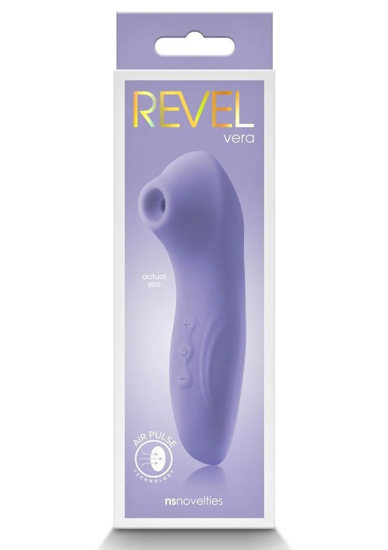 Revel Vera Rechargeable Silicone Clitoral Stimulator Air Pulse - Image 7