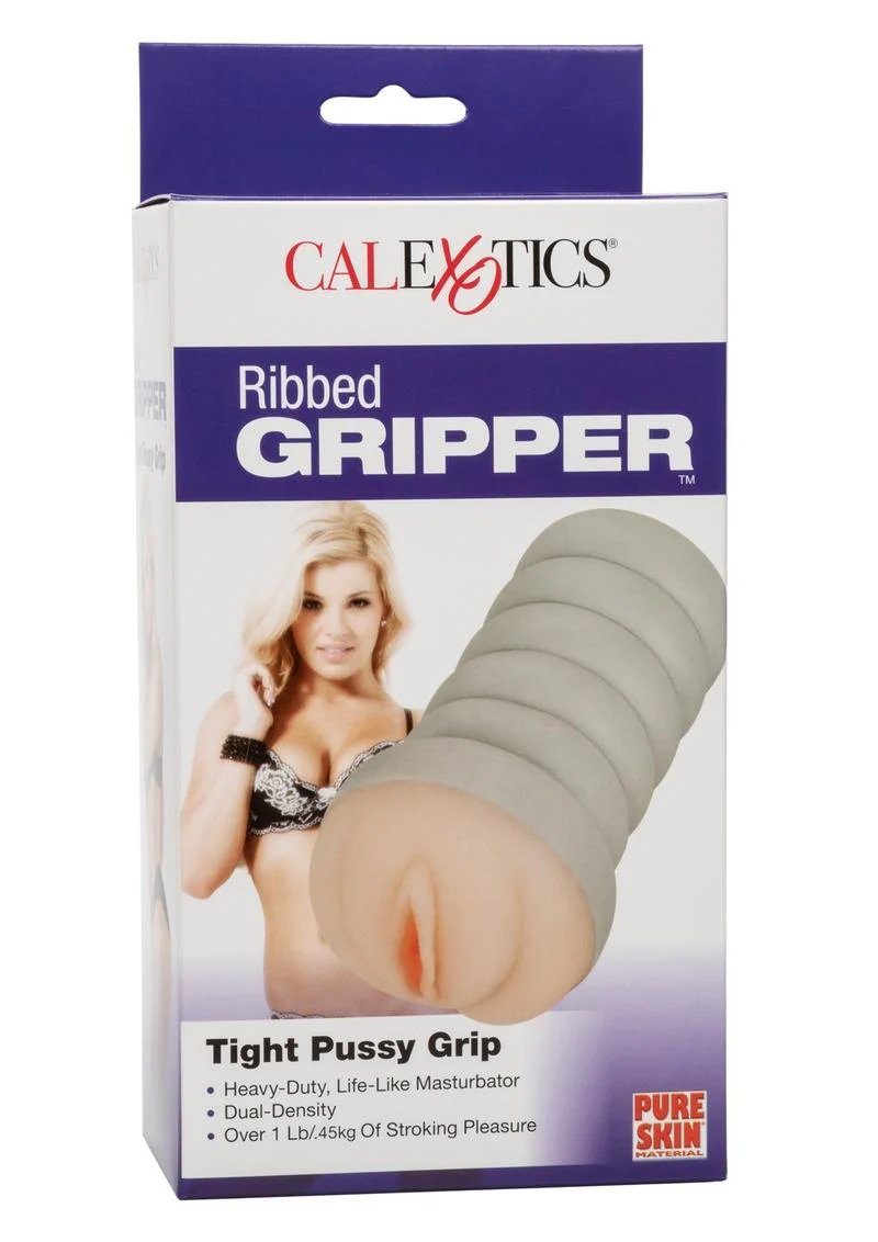 Ribbed Gripper Dual Density Textured Masturbator - Image 4