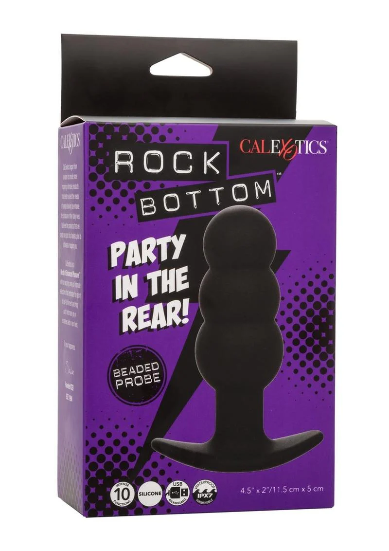 Rock Bottom Beaded Rechargeable Silicone Probe - Image 4