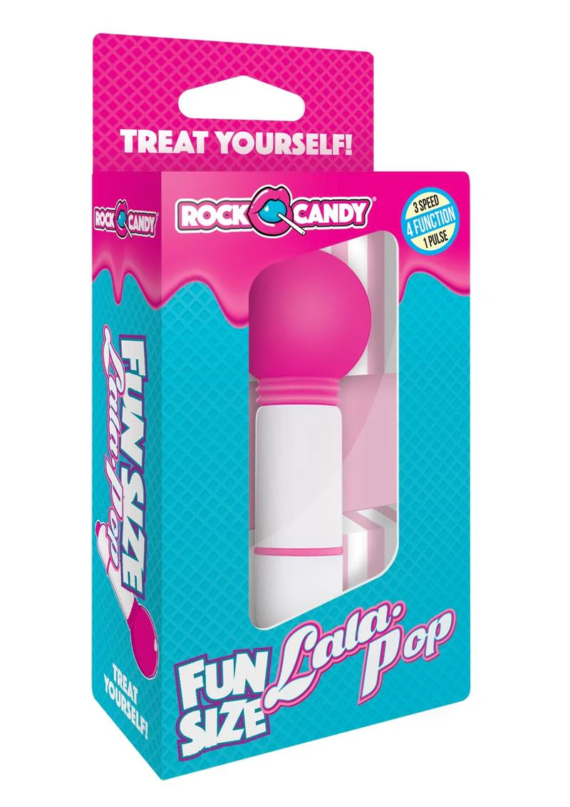 Rock Candy Fun Size Lala Pop Mini Massager 3 Speed 4 Function Pulse - Image 4