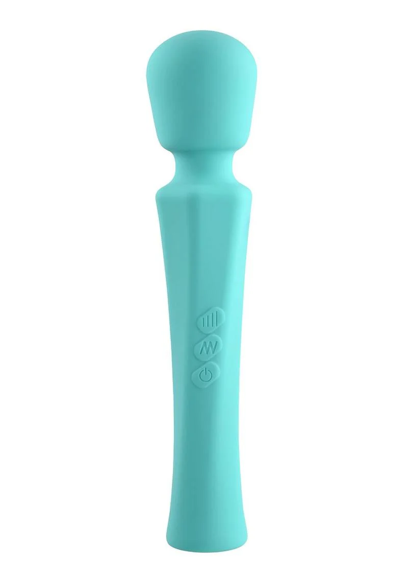 Rock Candy Sweetensity Rechargeable Silicone Vibrating Wand Blue