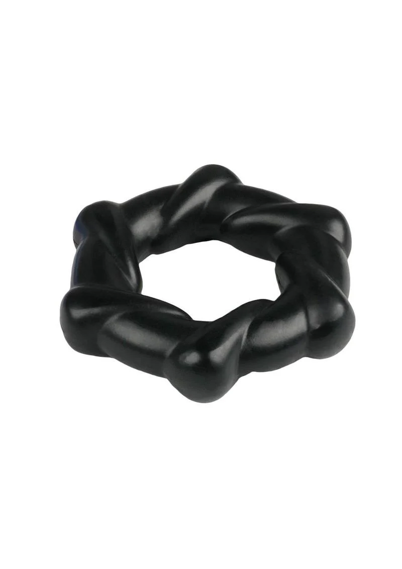 Rock Candy Taffy Twist Snug And Spiraled Erection Ring With Easy Care - Image 3