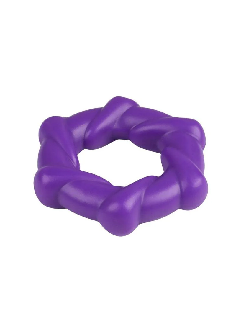 Rock Candy Taffy Twist Snug And Spiraled Erection Ring With Easy Care - Image 9