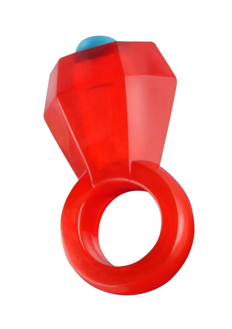 Rock Candy Vibrating Bling Pop Ring With Soft Feel And Body Safe - Image 2