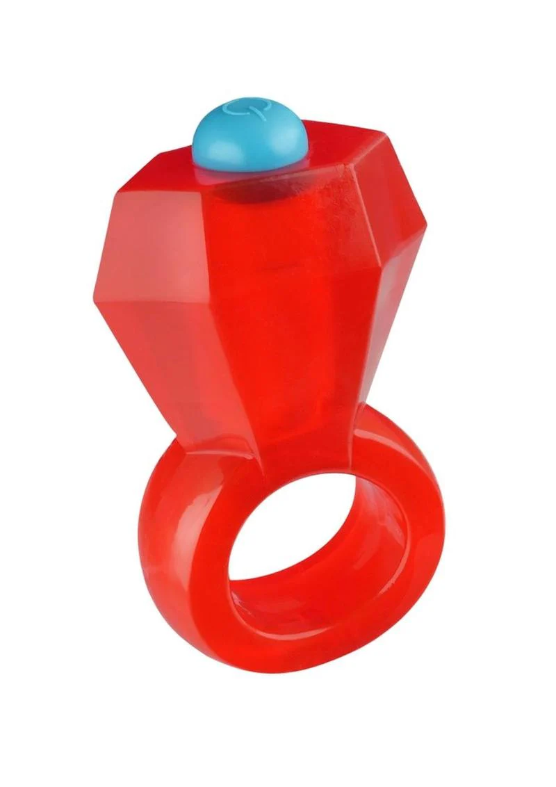 Rock Candy Vibrating Bling Pop Ring With Soft Feel And Body Safe - Image 3