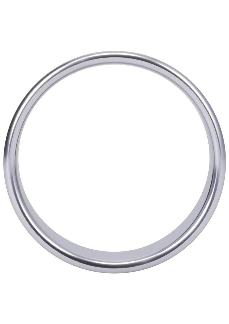 Rock Solid Brushed Alloy Cock Ring by Doc Johnson - Image 8