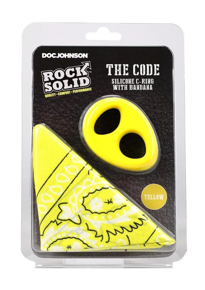 Rock Solid The Code Silicone Cock Ring - Image 31