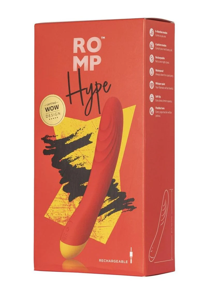 ROMP Hype Silicone Vibrator Non-Realistic Design - Image 4