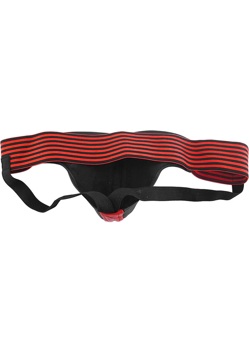Rouge Leather Jock Strap Bondage-Inspired Support Gear - Image 3