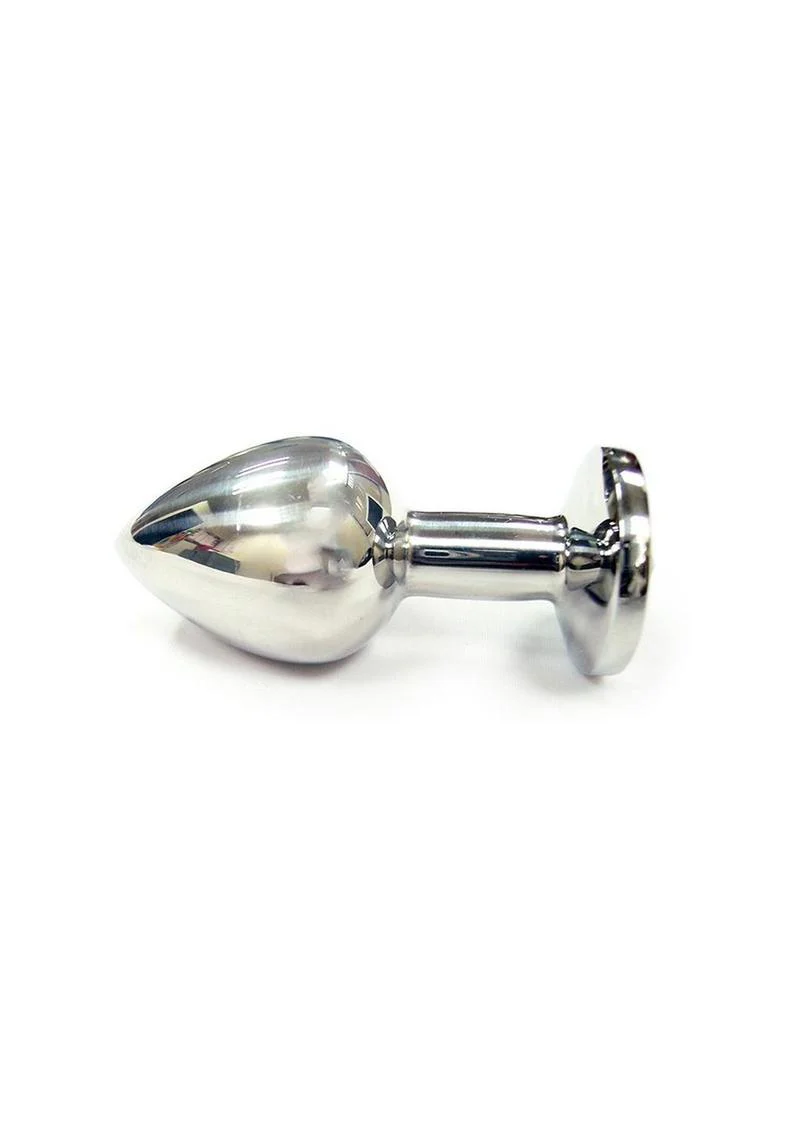 Rouge Smooth Stainless Steel Anal Plug - Image 2