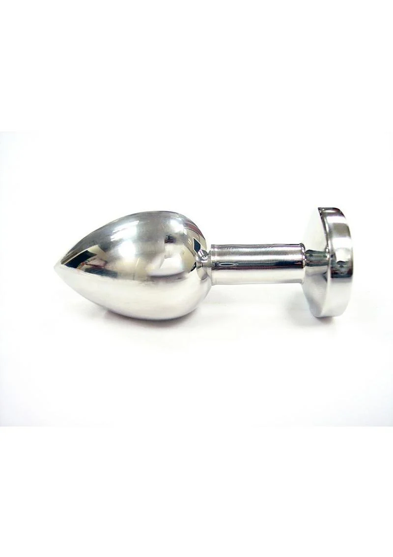 Rouge Smooth Stainless Steel Anal Plug - Image 4
