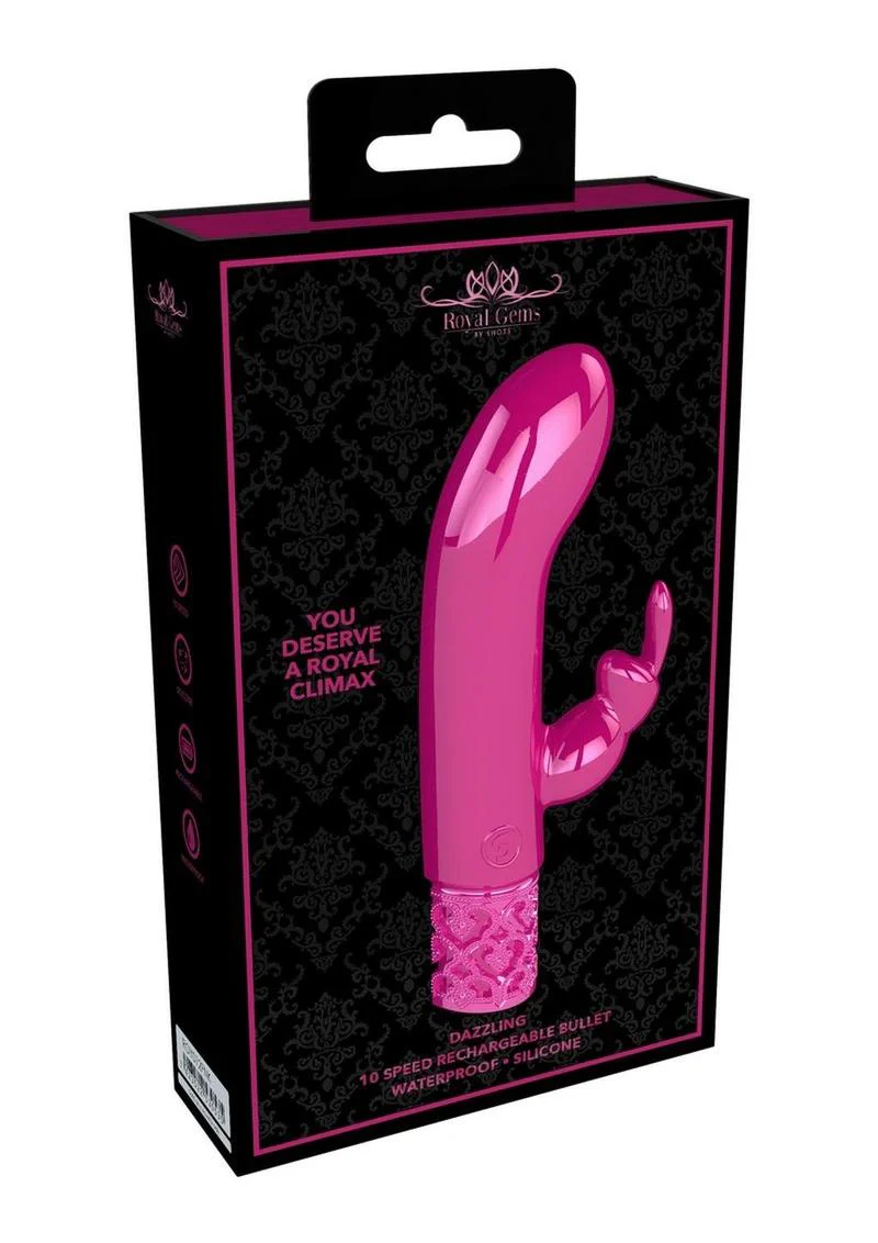Royal Gems Glow Compact Silicone Bullet With Dazzling Vibes - Image 4