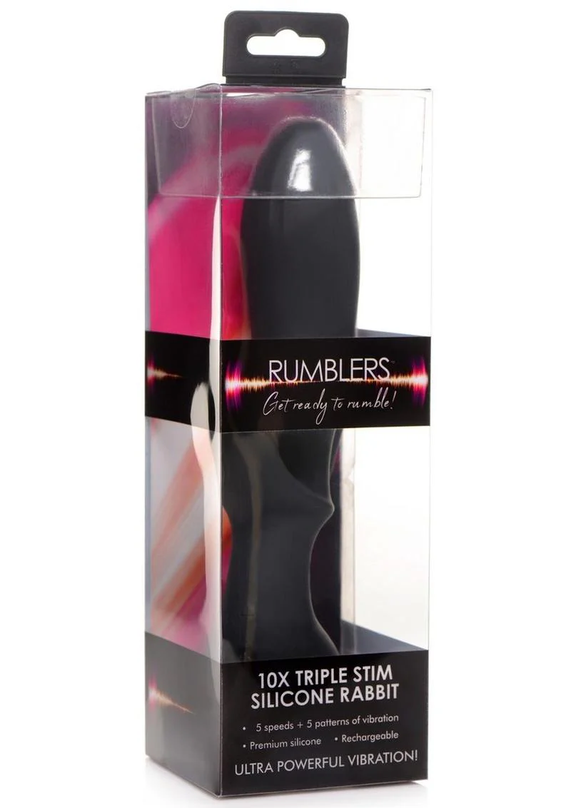 Rumblers 10X Triple Stim Rabbit Vibrator - Image 4