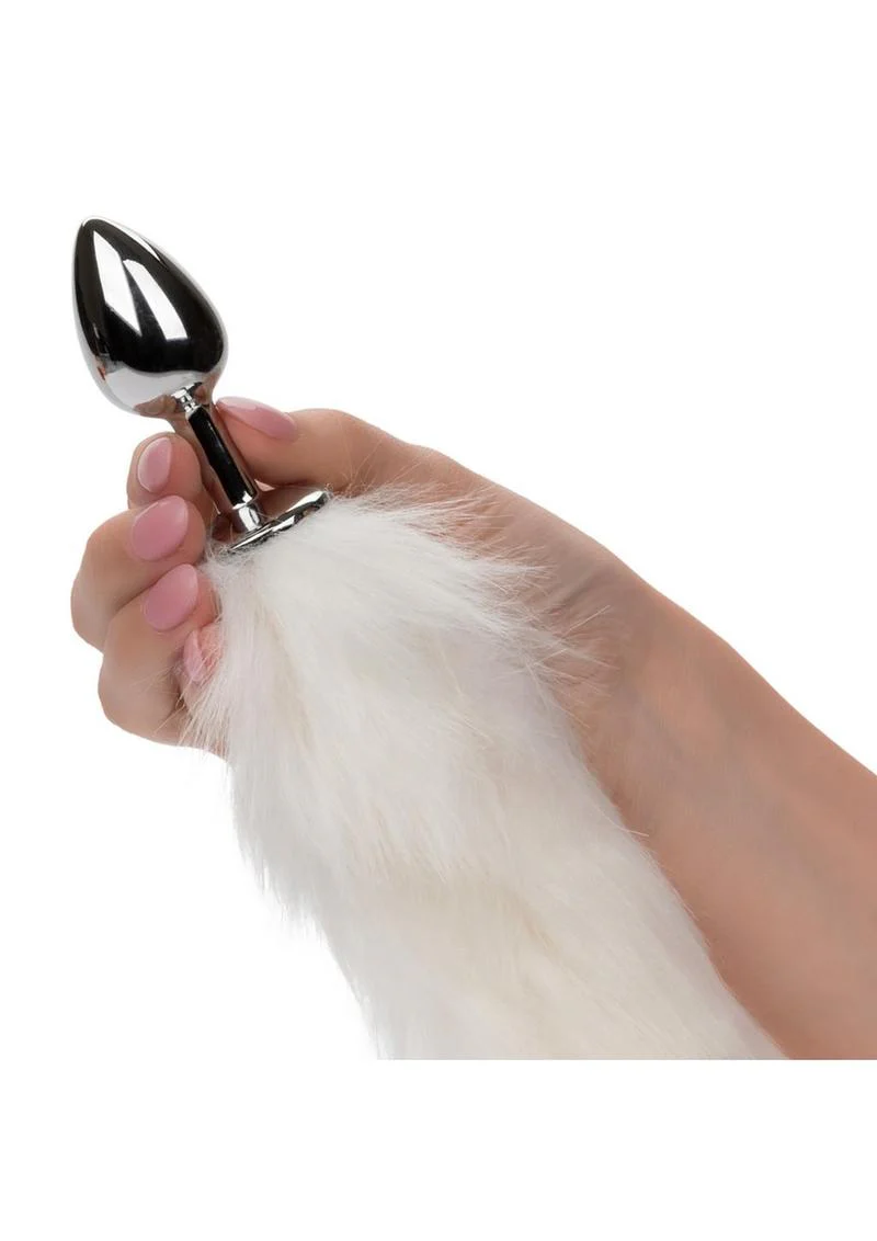 Running Wild Faux Fur Tail and Metallic Anal Plug - Image 3
