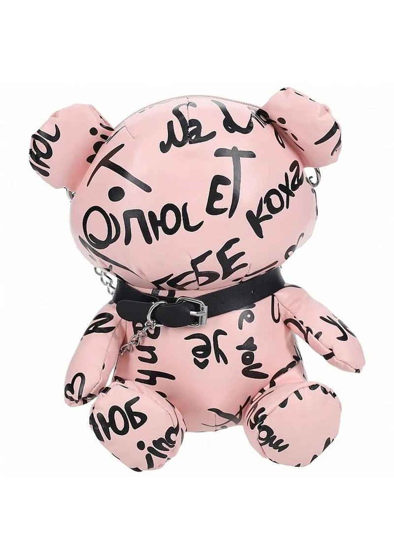 S-Line Bear Bag Pink - Image 2