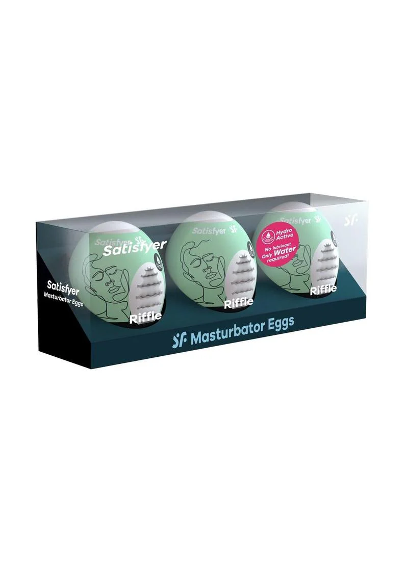 Satisfyer Compact Masturbator Egg 3 Pack Set - Image 3