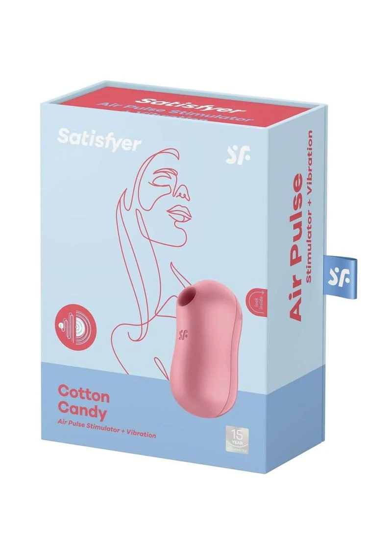 Satisfyer Cotton Candy Air Pulse Clitoral Stimulator with Vibration - Image 7