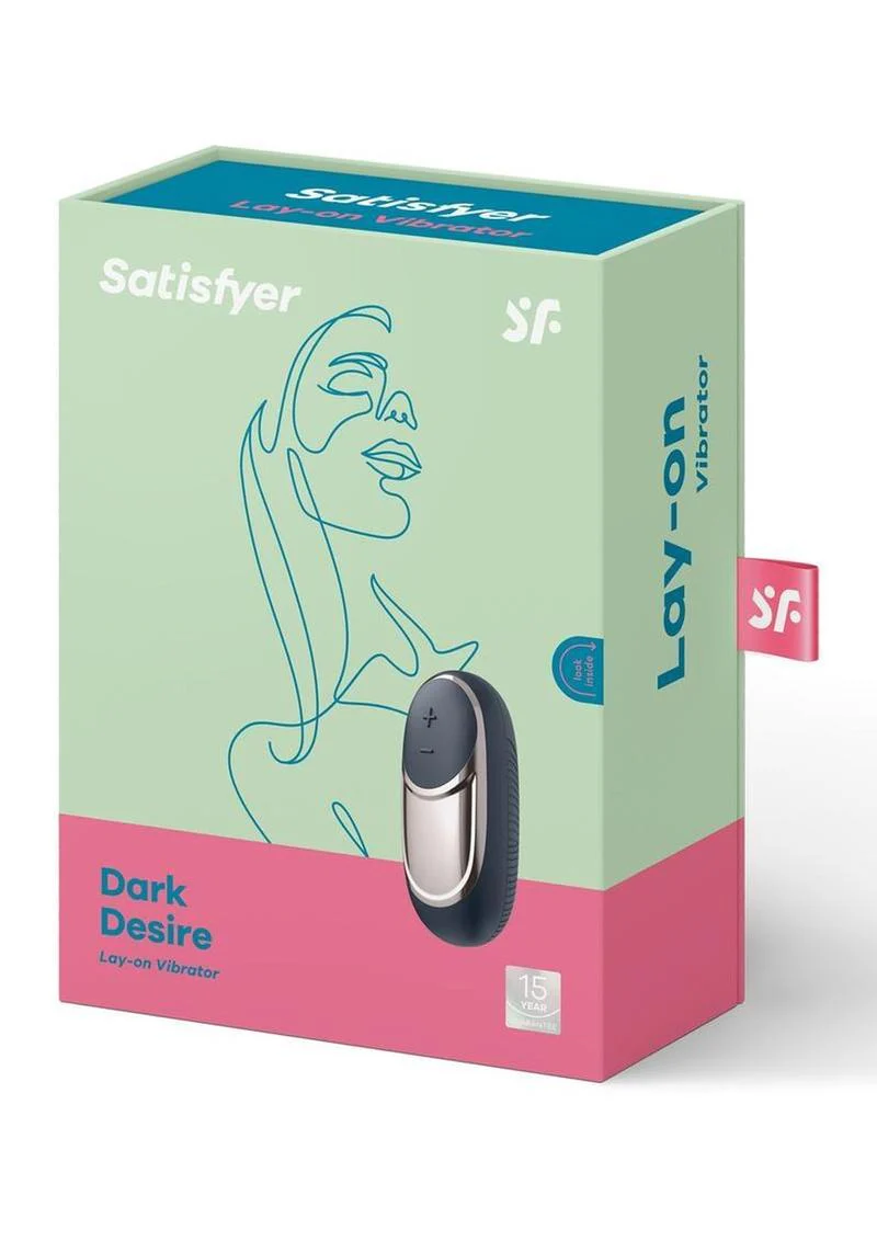 Satisfyer Dark Desire Compact Lay On Clitoral Vibrator - Image 4