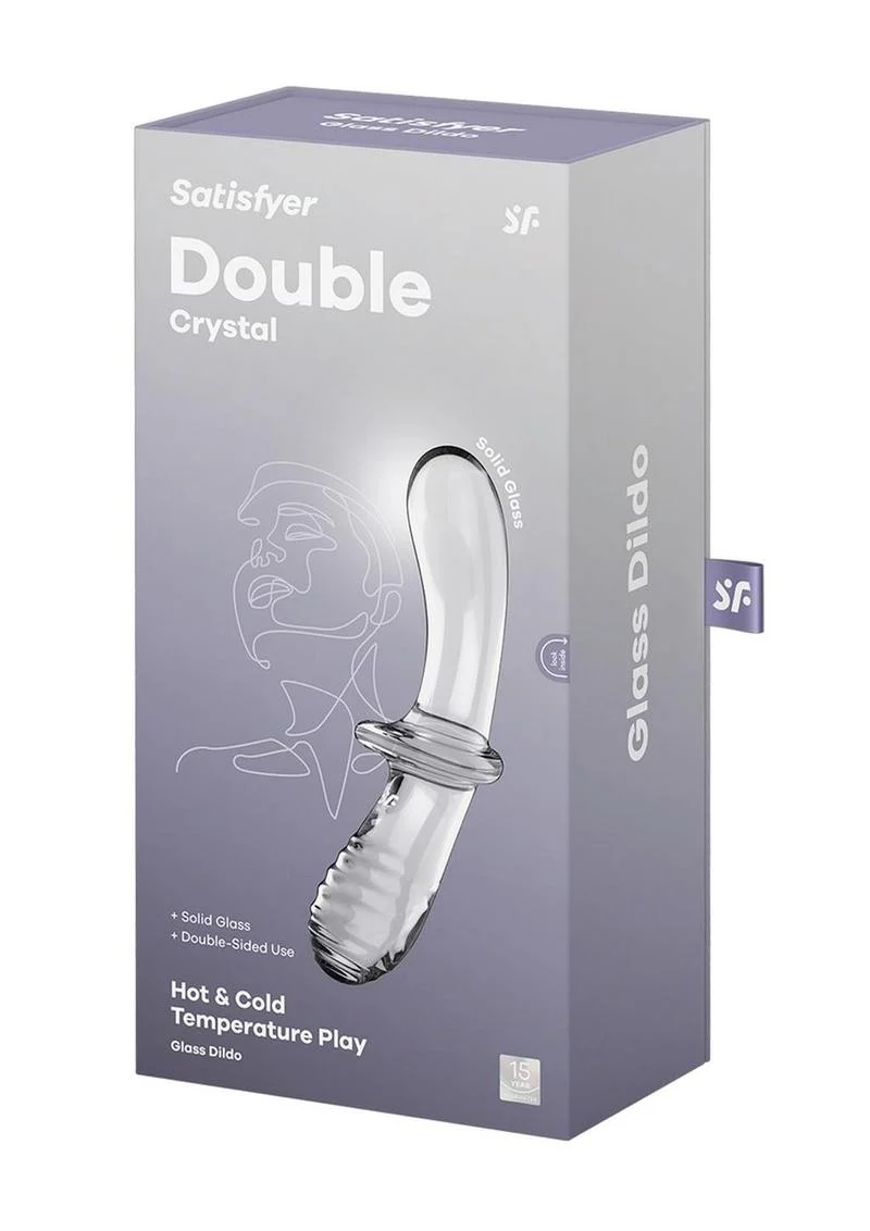 Satisfyer Double Crystal Glass With Versatile Use Dildo - Image 7