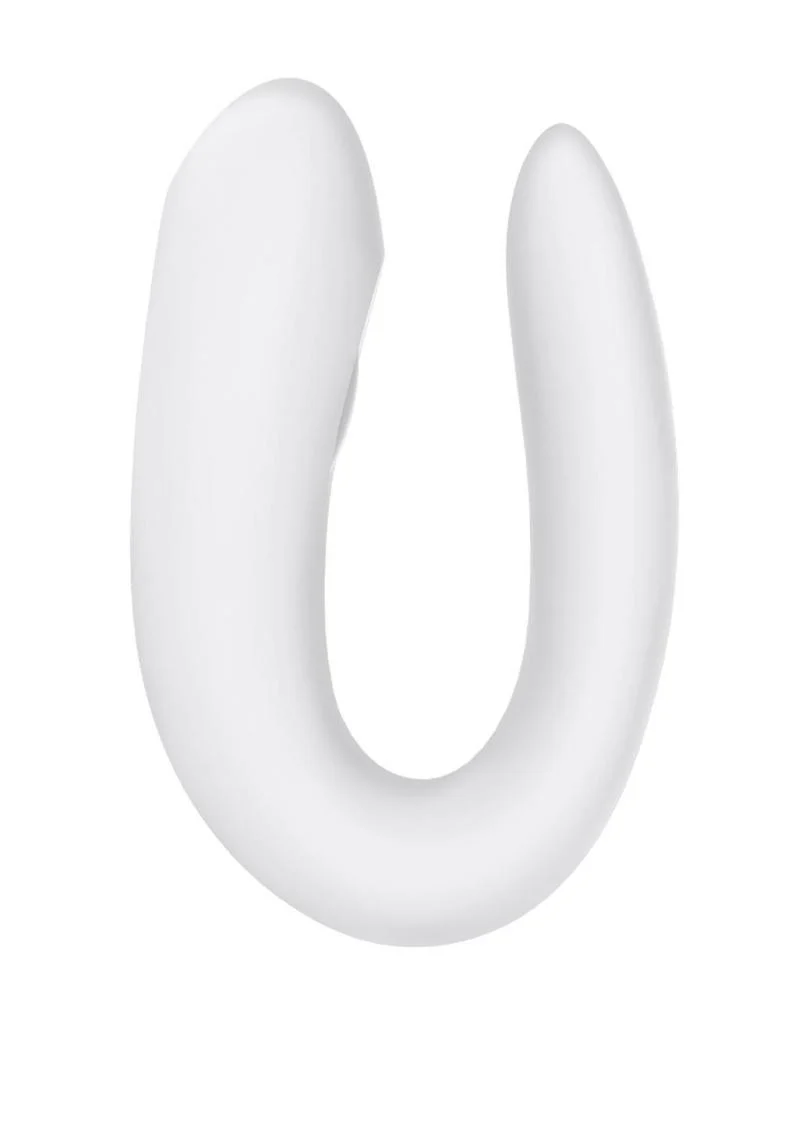 Satisfyer Double Joy Rechargeable Silicone Bluetooth Partner Vibrator - Image 9