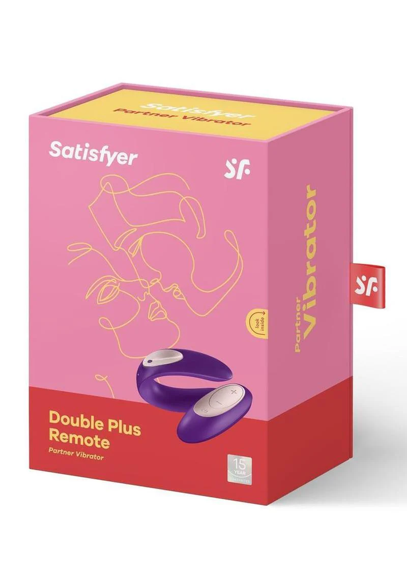 Satisfyer Double Plus Partner Couples Vibrator with Remote Control - Image 4