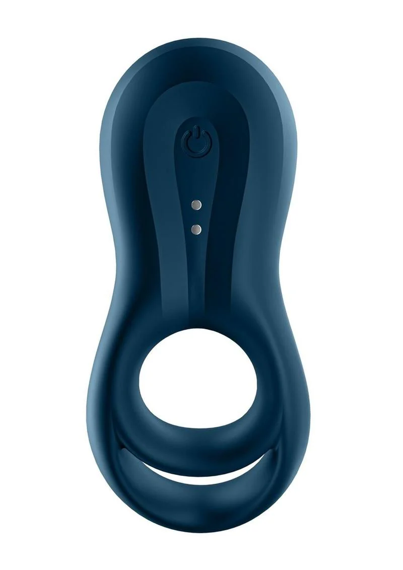 Satisfyer Epic Duo Bluetooth Silicone Vibrating Cock and Ball Ring